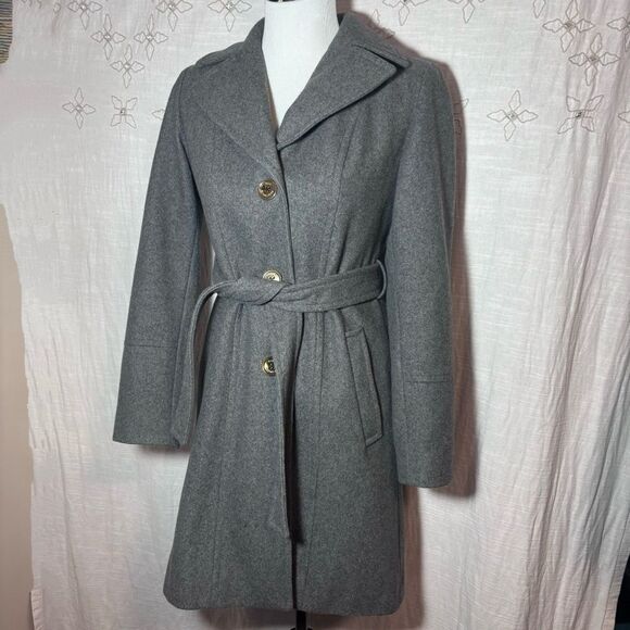 Michael Kors wool blend pea coat size 2 - Picture 1 of 8